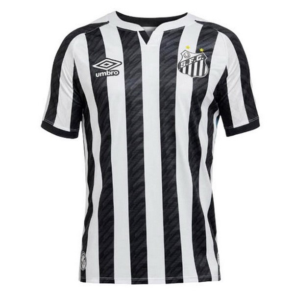 Camiseta Santos Replica Segunda Ropa 2020/21 Negro Blanco